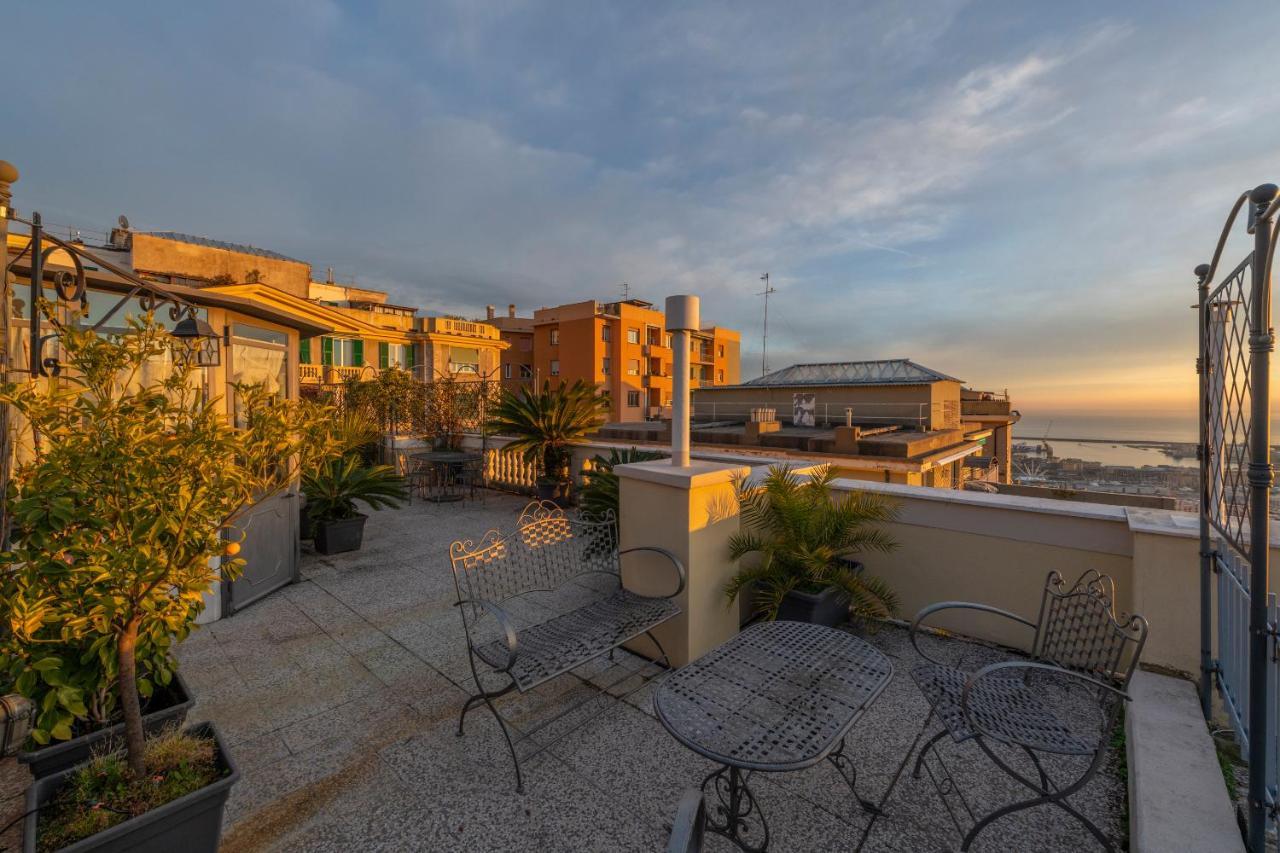 Castelletto Exclusive Terrace Penthouse Lägenhet Genua Exteriör bild