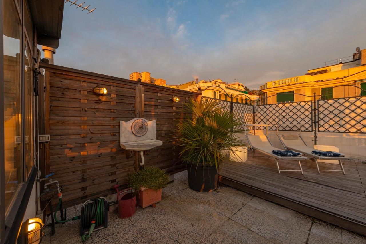 Castelletto Exclusive Terrace Penthouse Lägenhet Genua Exteriör bild