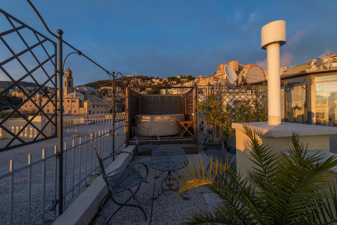 Castelletto Exclusive Terrace Penthouse Lägenhet Genua Exteriör bild